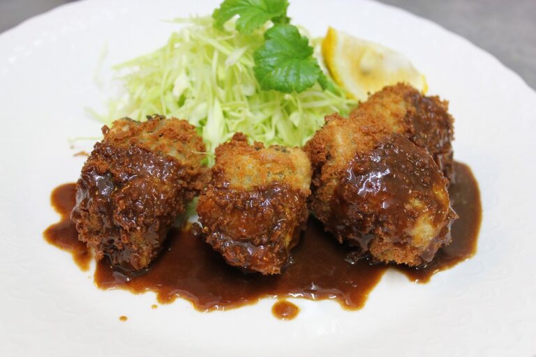 サバ水煮缶のフライ味噌カツ風